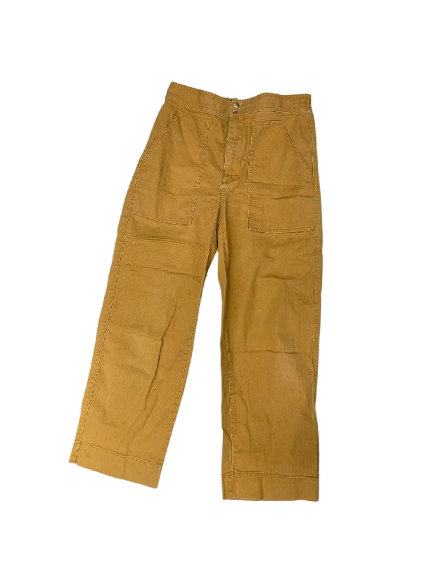 Pants Cargo & Utility By Madewell In Yellow, Size: S