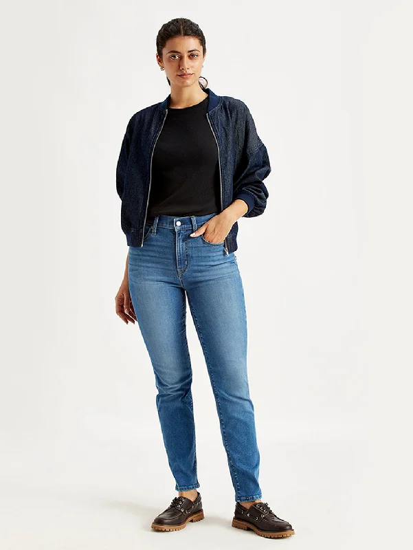 Women's High Rise 724 Slim Straight Fit Jeans