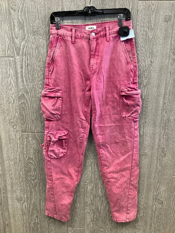 Pants Cargo & Utility By Pistola In Pink Denim, Size: 2