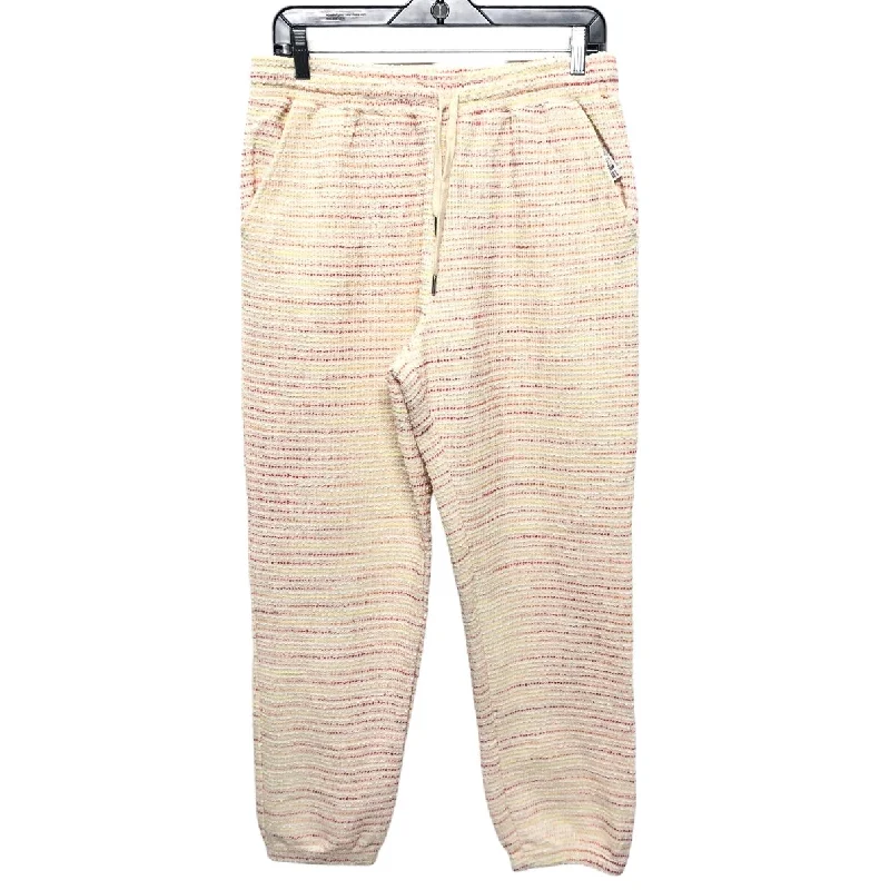 Pants Lounge By Something Navy In Cream & Red, Size: Xxl