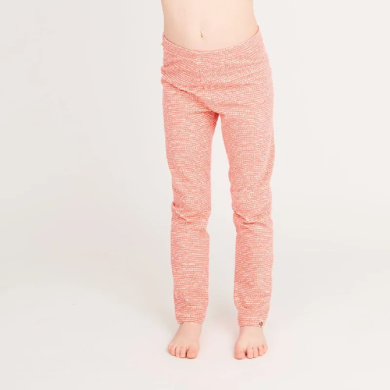 Leggings "Dotted Lines Coral"