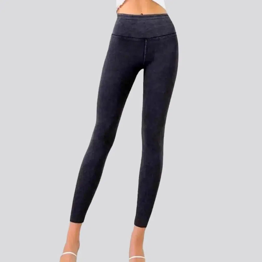 Ankle-length skinny jeans leggings for women