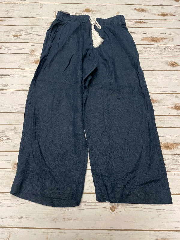 Pants Linen By Cynthia Rowley In Navy, Size: L