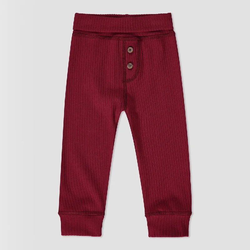 Perry leggings in burgundy