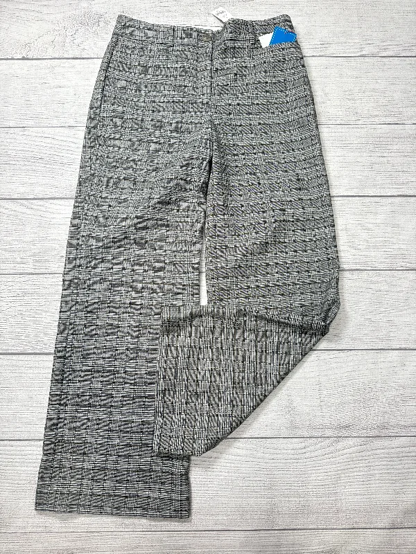 New! Pants Wide Leg By Loft In Plaid Pattern, Size: 10