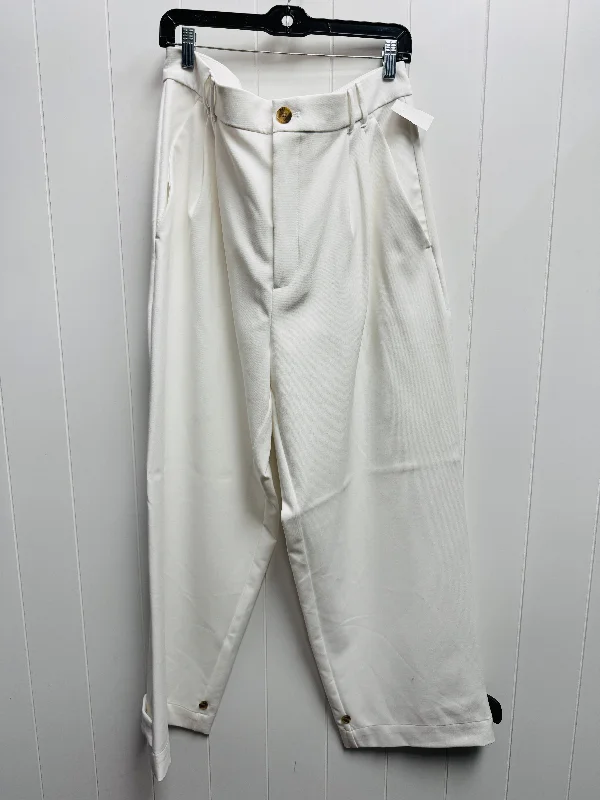 Pants Dress By Banana Republic In White, Size: 16