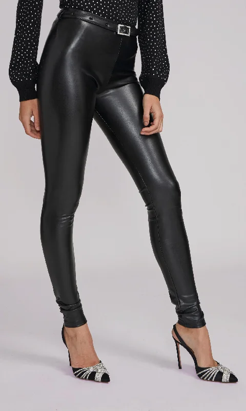 Bella Vegan Leather Leggings