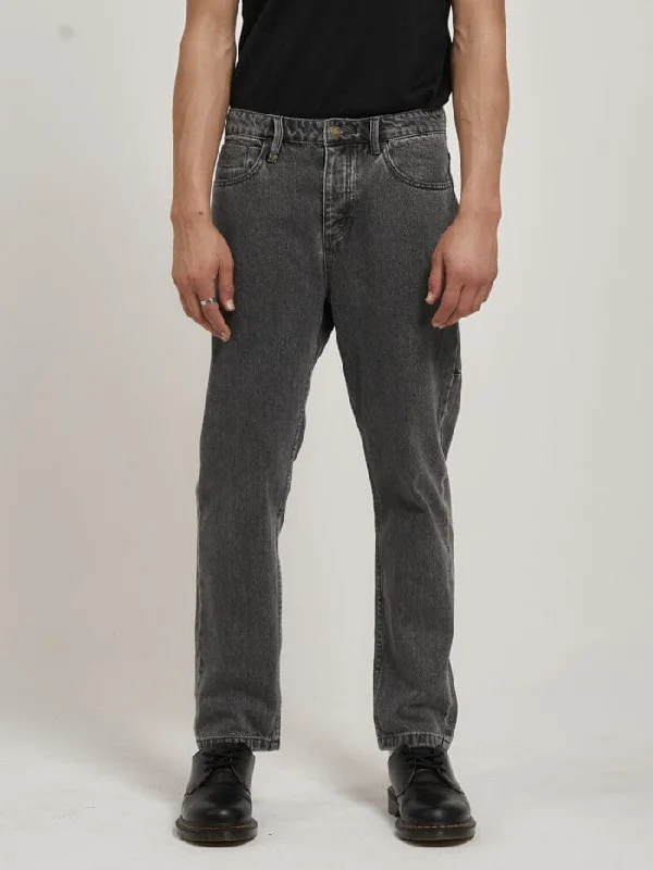 Straight Line Denim Jean - Asphalt Grey