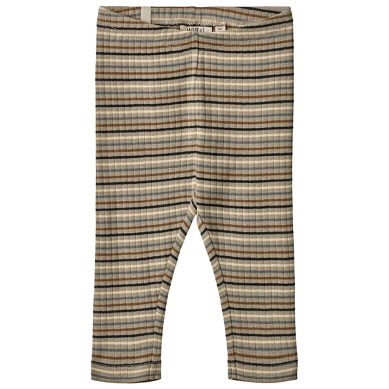 Wheat Multi Stripe Jules Jersey Leggings