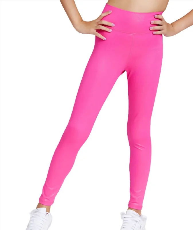 Tlc Leggings In Hot Pink