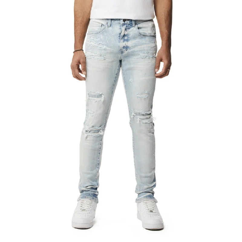 Slim Vintage Washed Jeans - Santorini Blue