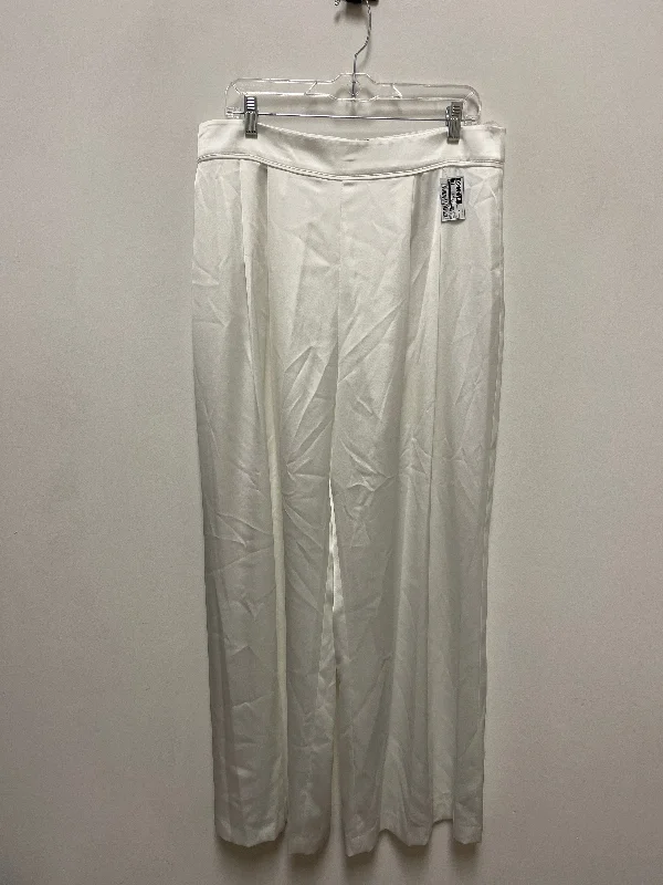 Pants Wide Leg By Gianni Bini In White, Size: 14