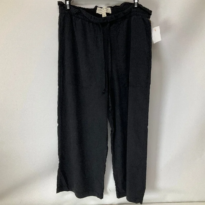 Pants Wide Leg By Cloth & Stone In Black, Size: S