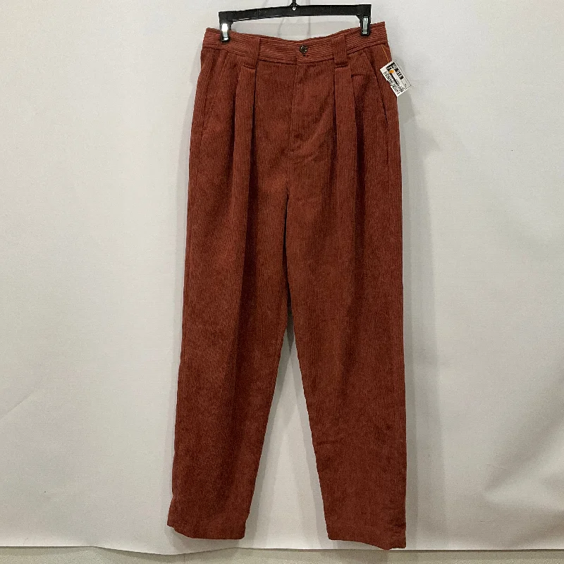 Pants Corduroy By Madewell In Red, Size: 2