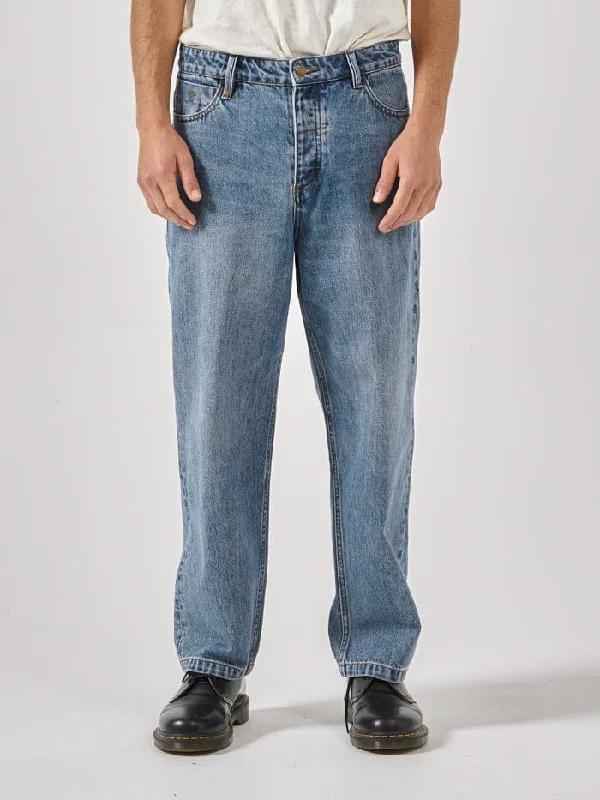 Big Slacker Denim Jean - Weathered Blue