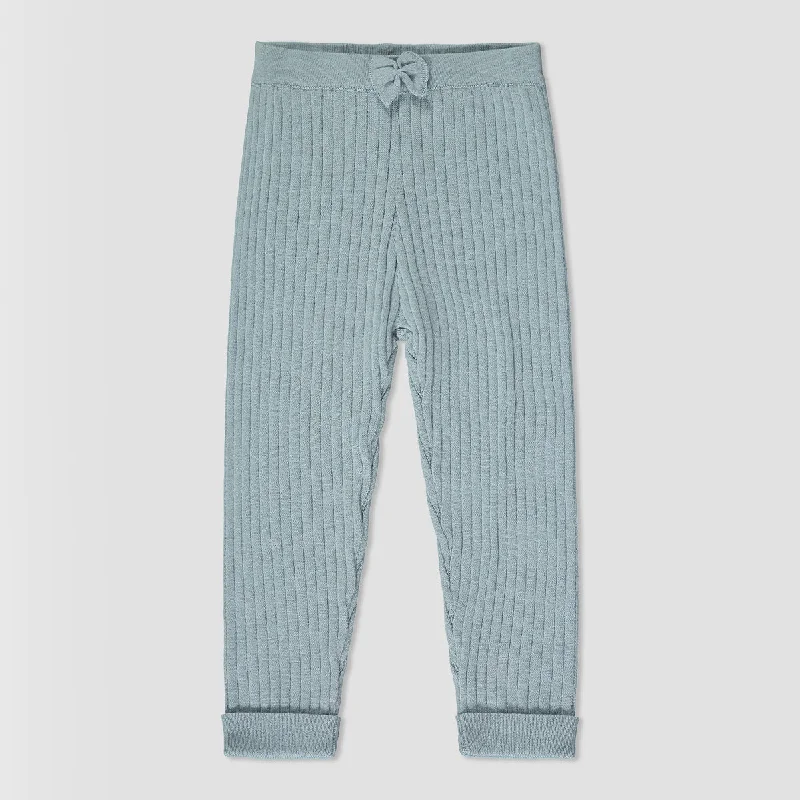 Kew leggings in dusty blue knit