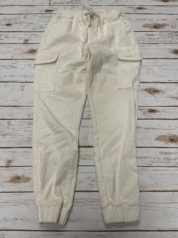 Pants Corduroy By Almost Famous In White, Size: S