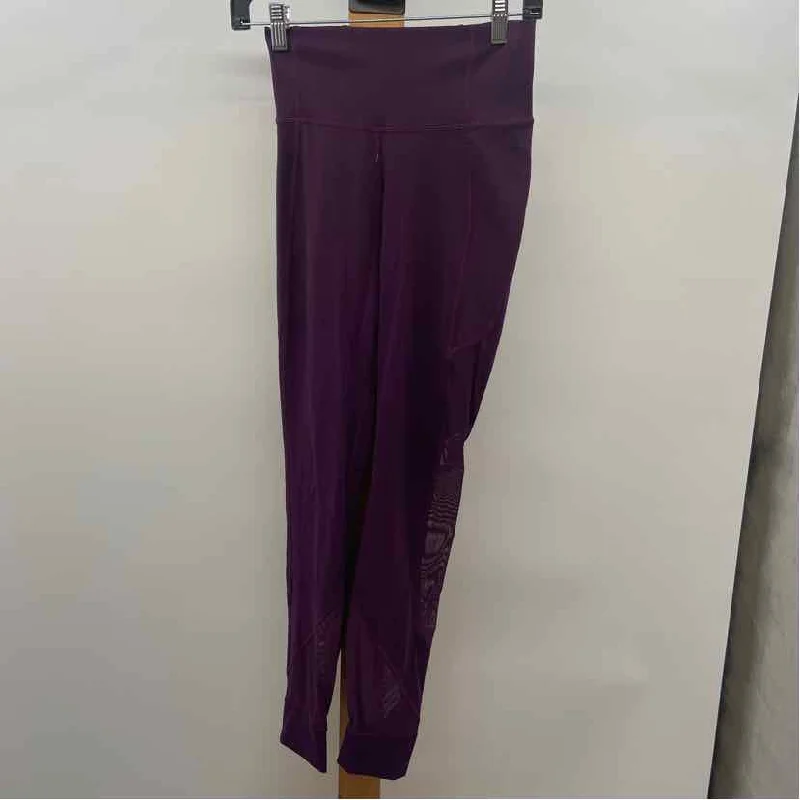 Lululemon Women's Size 6 Purple Solid Leggings