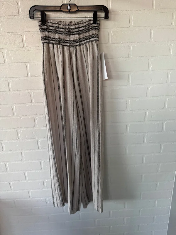 Pants Wide Leg By rewash In Black & Cream, Size: 4