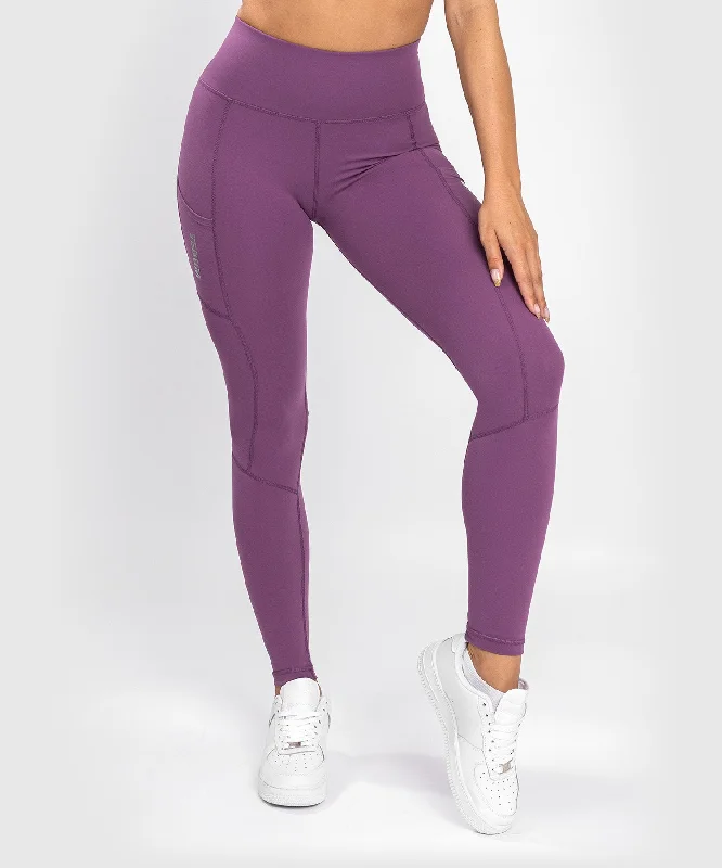 Venum Essential Performance Leggings - Dusky Orchid/Brushed Silver