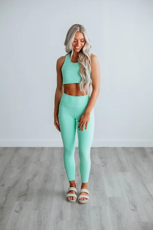 Rena Active Leggings - Mint