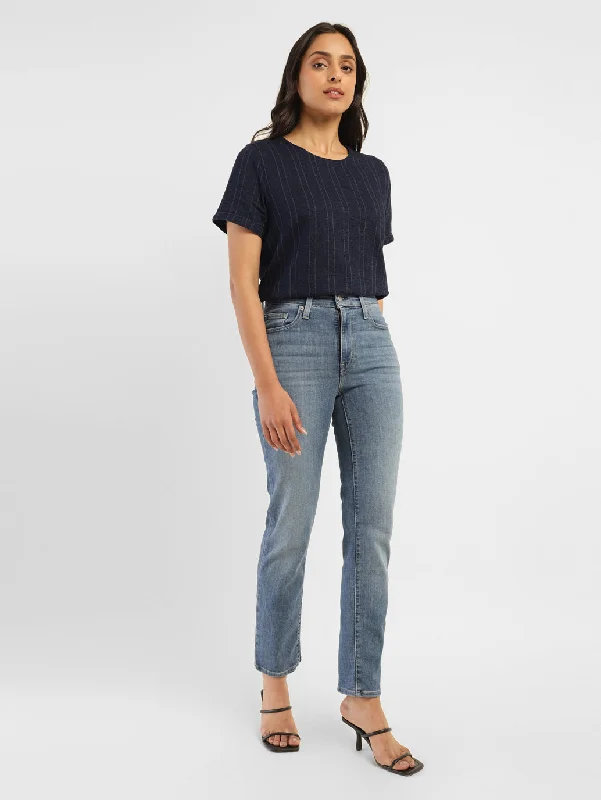 Women's High Rise 724 Straight Fit Jeans