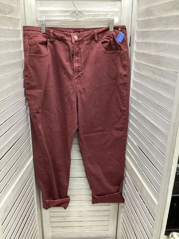 Pants Chinos & Khakis By American Eagle In Red, Size: 16