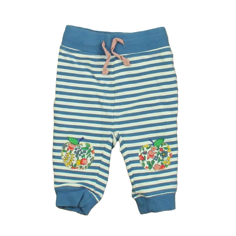 Boden Girls Blue | White Stripe Leggings