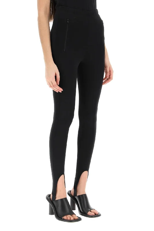 high-waisted stirrup leggings