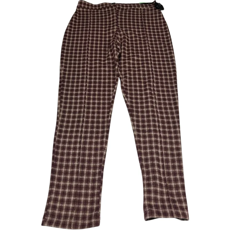 Pants Other By Free People In Plaid Pattern, Size: S