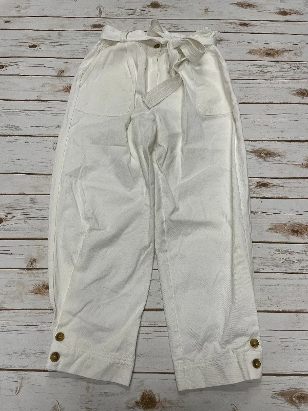 Pants Joggers By Moon River In White, Size: L