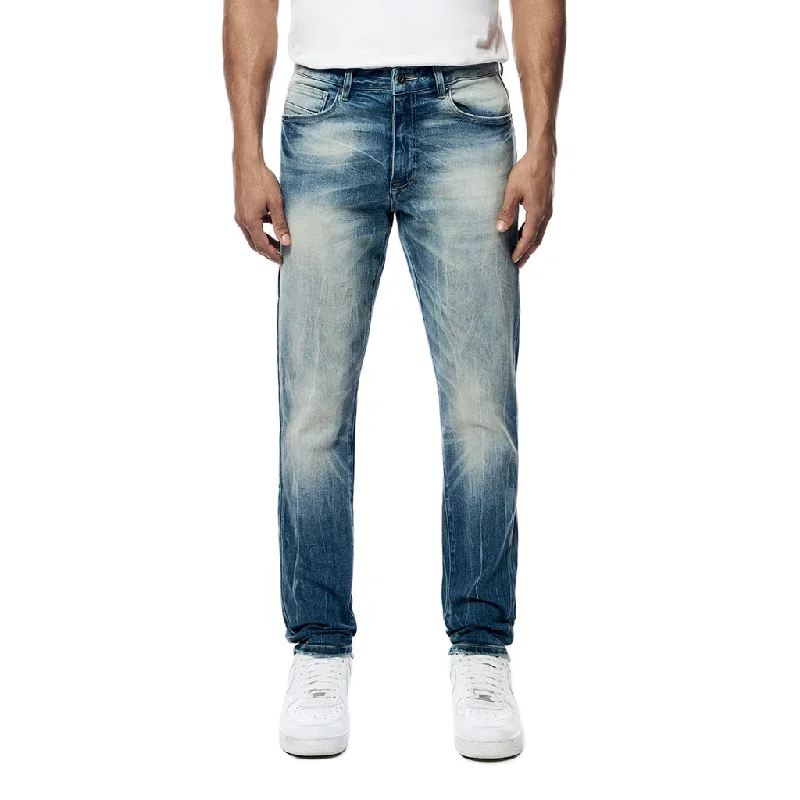 Slim Tapered Essential Premium Washed Jeans - Marion Blue