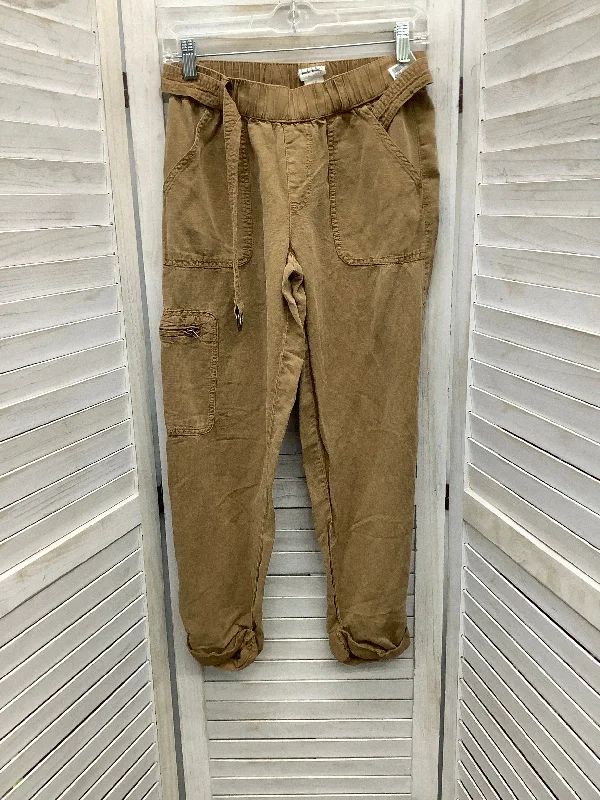 Pants Cargo & Utility By Nicole Miller In Tan, Size: Xs