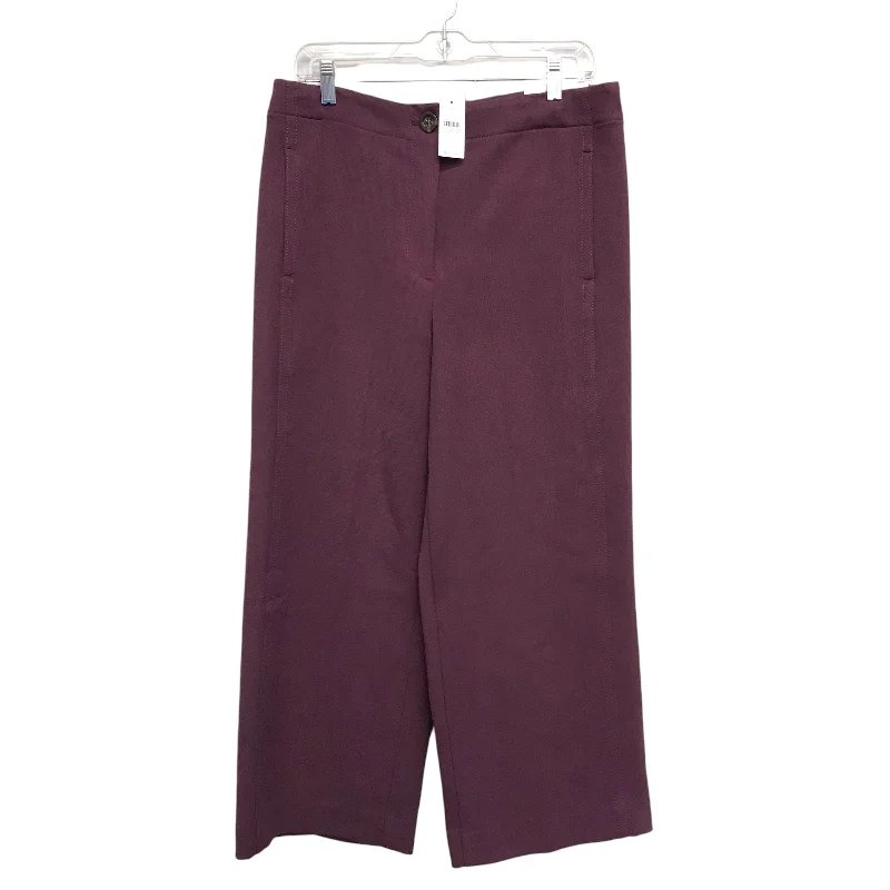 Pants Dress By Ann Taylor In Maroon, Size:8