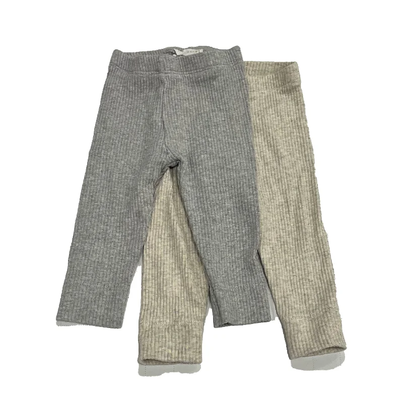 Jamie Kay Girls Gray | Ivory Leggings