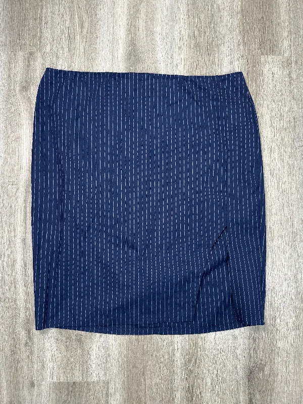 Skirt Midi By Lane Bryant In Blue, Size: 24