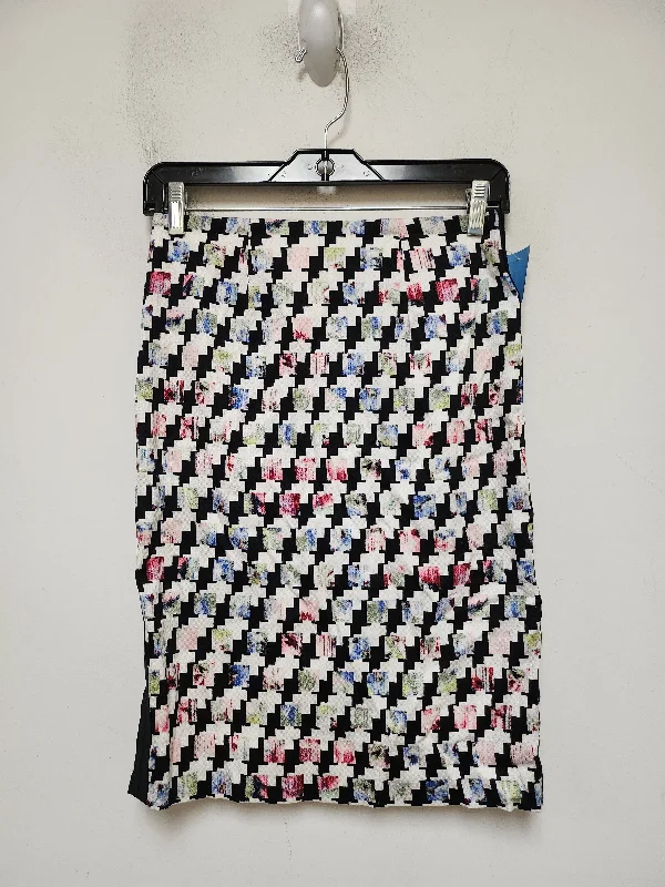 Skirt Midi By White House Black Market In Multi-colored, Size: 0