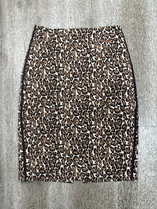 Skirt Mini & Short By White House Black Market In Leopard Print, Size: Xxsp