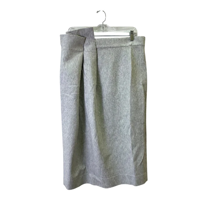 Skirt Midi By Cos In Grey, Size:12