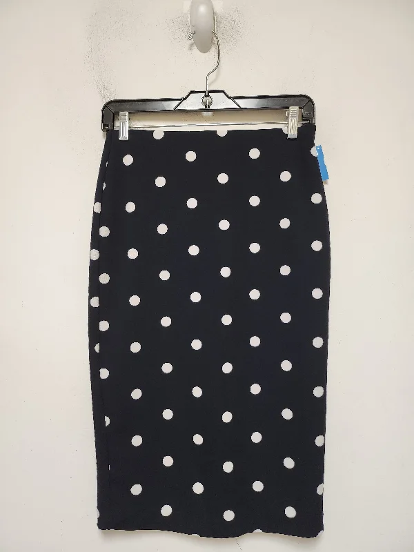 Skirt Midi By New York And Co In Polkadot Pattern, Size: 2