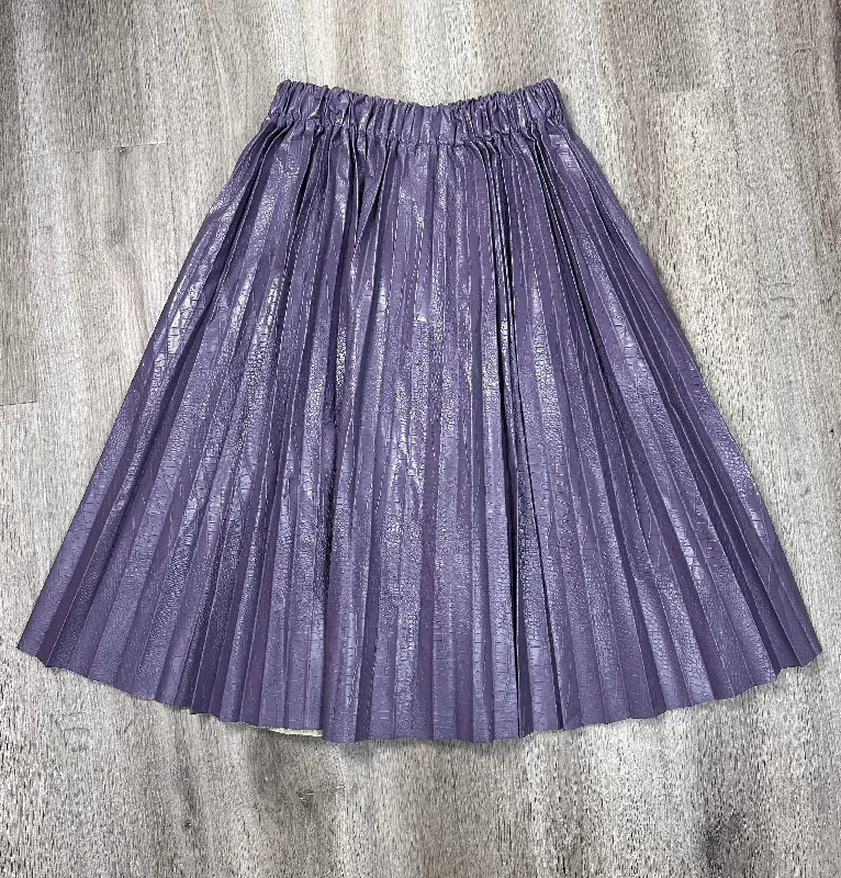 Skirt Midi By Buru In Purple, Size: L