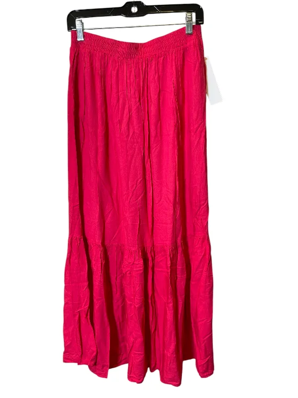 Skirt Maxi By Cmc In Pink, Size: L