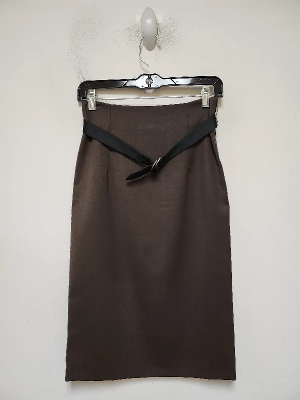 Skirt Midi By Love Moschino In Brown, Size: 4