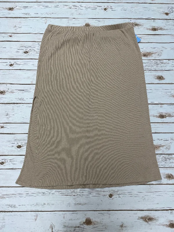 Skirt Maxi By Old Navy In Tan, Size: 3x