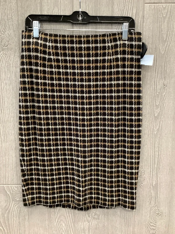 Skirt Midi By J. Jill In Black, Size: 6