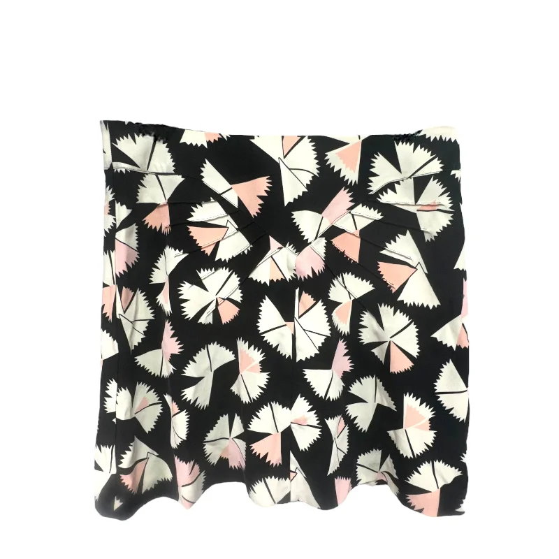 Pinwheel Flower Silk Mini Skirt Designer Marc By Marc Jacobs, Size 2