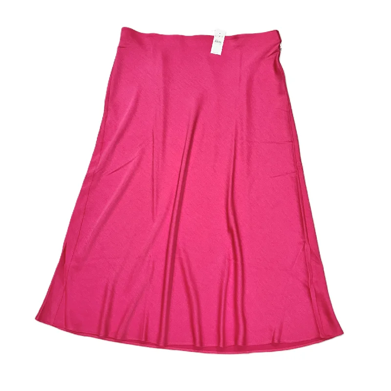 Skirt Maxi By Loft In Pink, Size: Xl