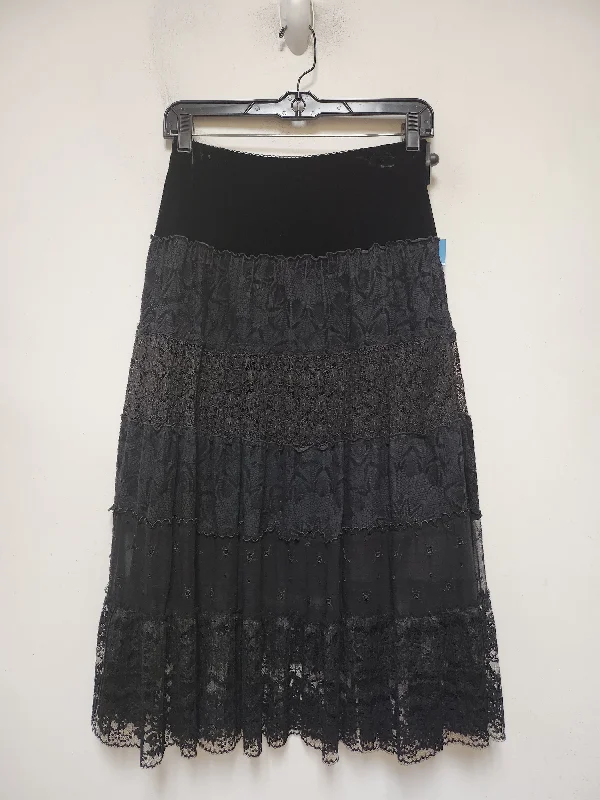 Skirt Maxi By Cynthia Steffe In Black, Size: 6