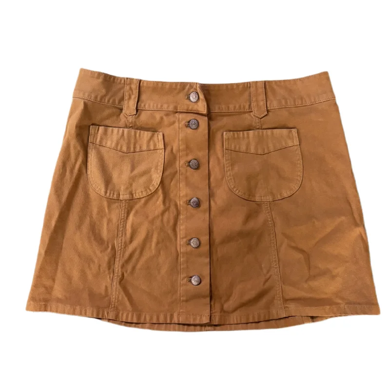 Skirt Mini & Short By Madewell In Brown, Size: 14