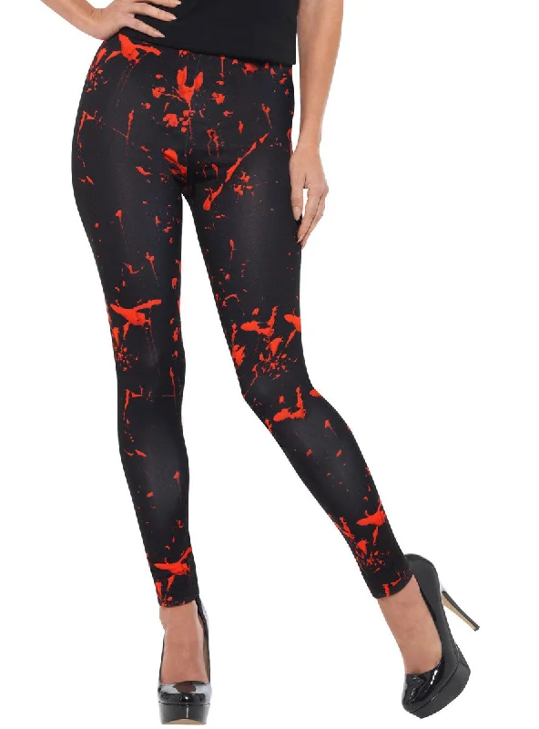 Blood Splattered Womens Halloween Costume Leggings